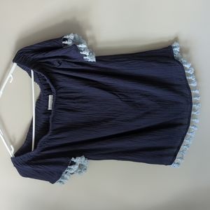 Sail to Sable Off-Shoulder Tassel Top